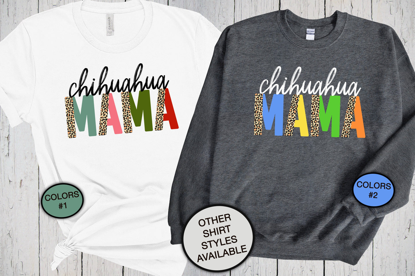 Chihuahua Mama Shirt, Mother's Day Shirt, Leopard Print, Dog Mom T Shirt, Chihuahua Gift, Dog Lover Shirt, Chihuahua Mom, Chihuahua Shirt