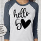 Hello 50 Year Old Shirt, 50 Birthday Shirt, 50 Years Old Shirt, Birthday Queen Shirt, Hello Fifty, Heart Shirt, Birthday Trip, Turning 50