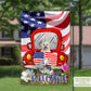 Maltese Dog Mom, House Flags, American Flag Art, Patriotic Decor, Outdoor Flag, New Home Gift, Vintage Truck, Daisies Field, Maltese Mama