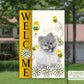 Pomeranian Gifts, House Flags, Welcome Sign, Garden Decorations, Dog Lovers Gift, Outdoor Flag, New Home Gift, Mother's Day Gift, Spitz Dog