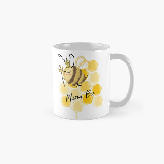 Mama Bee Coffee Mug, New Mom Mug, Mothers Day Gift, Bumble Bee, Bee Birthday, Queen Bee, Bee Keeper, Bee Cup, What Will Baby Bee Baby Shower