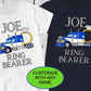 Ring Bearer Shirt, Big Rig, Semi Truck, Ring Bearer Outfit, Ring Bearer Proposal, Bridal Party Shirts, Articulate Lorry, Wedding Party Tees