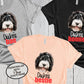 Bernedoodle Dog Parent Shirt, Personalized Gifts, Custom Dog Shirt, Matching Shirts, Dog Mama Shirt, Couple Shirts, Bestie Bae Homie Tshirts
