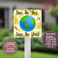 Save The Bees Sign, Save The World, Yard Sign, Farmhouse Sign, Bee Keeper, Wildflowers Sign, Organic Garden Sign, Bee Home Decor, Earth Day