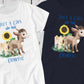 Just A Girl Who Loves Donkeys, Farm Girl Shirt, Donkey Gifts, Sunflower Shirt, Farm Animals, Cute Girl Shirt, Donkey Shirt, Farm Birthday