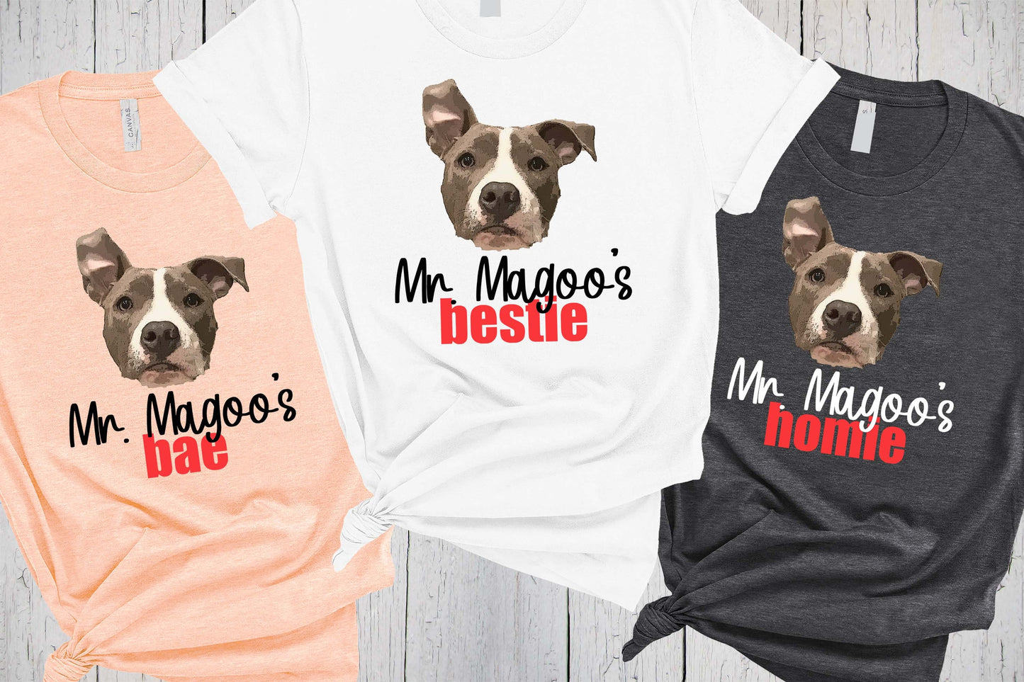 Pit Bull Bestie Shirt, Dog Mom Gift, Personalized Gifts, Custom Dog Shirt, Mom Shirt, Dog Dad Shirt, Boy Dog, Pitbull Father's Day Shirt