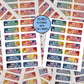 Kids Name Stickers, Boys Tie Dye Labels, Daycare Name Labels, Preschool Label, Water Resistant Stickers, School Label, Personalized Decal
