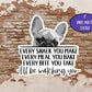 French Bulldog Sticker, Every Snack You Make Cute Dog Sticker, Journal Laptop, Gift for Friend, Dog Lover, Dog Mom Sticker, Frenchie Sticker