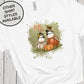 Hello Fall, Trendy Fall Shirt, Friendsgiving Shirt, Womens Fall Tshirt, Chickadee Gift, Bird Lover, Thanksgiving Shirt, Fall Pumpkin Shirt,