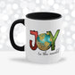 Joy To The World Coffee Mug, Christmas Mug Design, Coffee Lover Mug, Winter Mug, Mug Gift, Ceramic Mug, Tea Mug, Holiday Mug, Colorful Mug