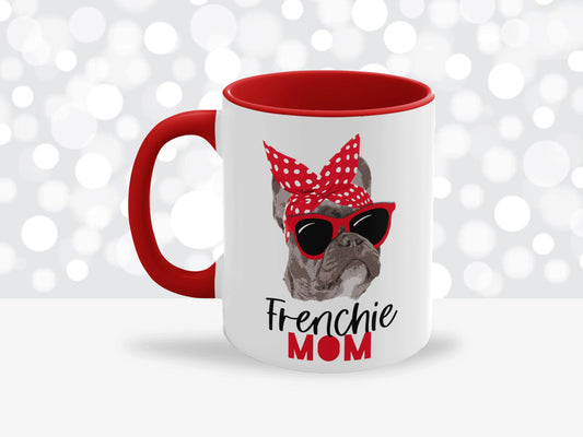 Frenchie Mom Dog Coffee Mug, Dog Mom Cup, French Bulldog Mom Mug, French Bulldog Lover, Dog Mom Gifts, Mothers Day Mug, Funny Gift for Mom