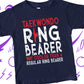 Taekwondo Gift Ring Bearer Shirt, Kids Shirt, Martial Arts Shirt, Bridal Shirt, Ring Bearer Gifts, Ring Bearer Proposal, Wedding Party Shirt