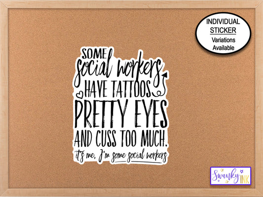 Social Worker Phone Sticker, School Social Worker Gifts, Phone Case Sticker, Funny Stickers, Computer Stickers, Sticker Planner, Therapist