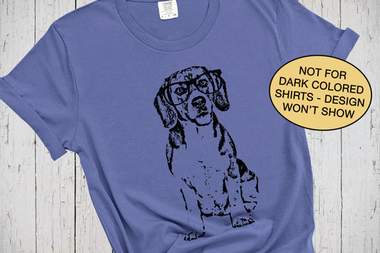 Beagle T Shirt, Nerdy Glasses Beagle Gifts, Dog Lover Gift, Hipster Dog Dad Beagle Tshirt, Dog Grandma Gift, Beagle Sweatshirt, Beagle Mom