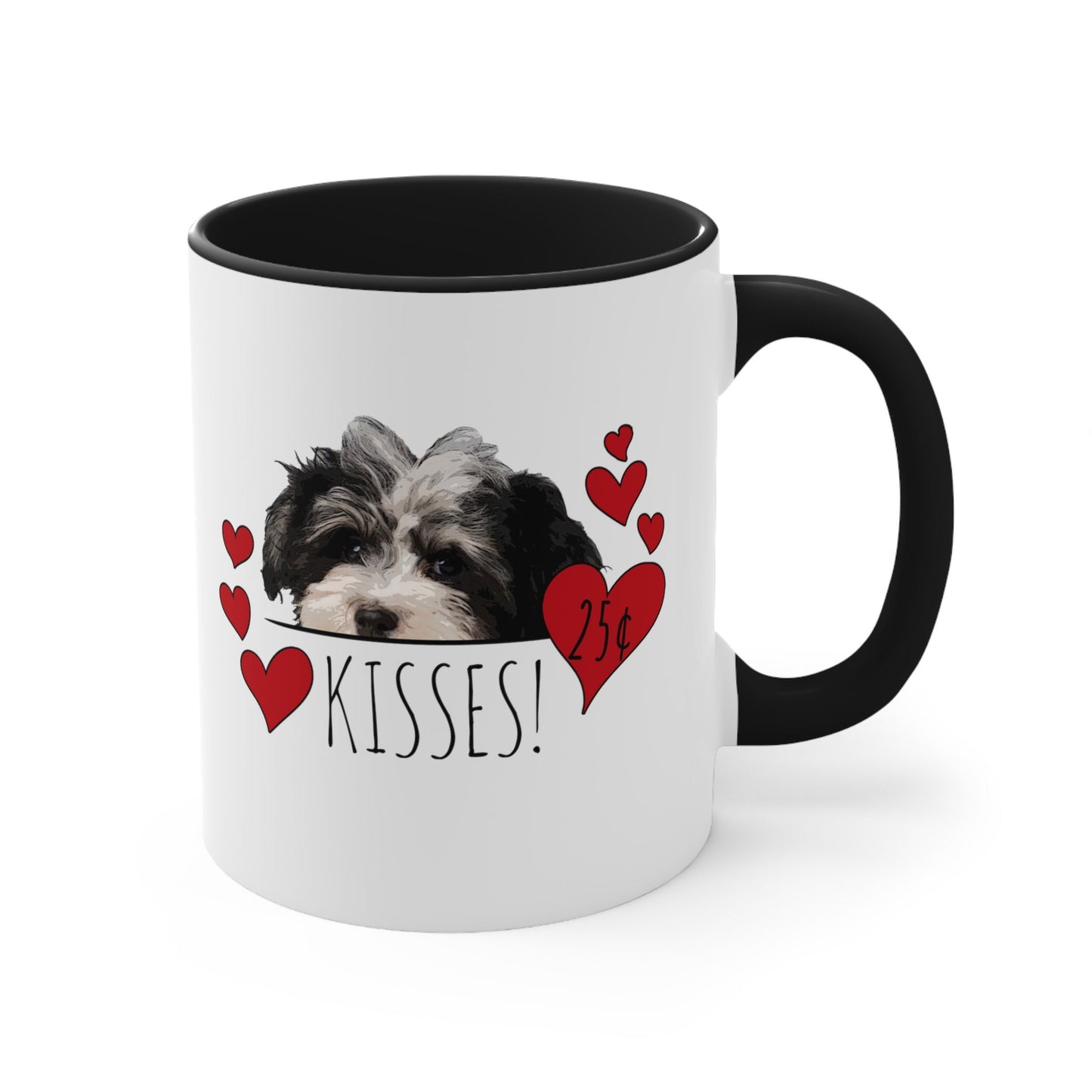 Maltipoo Kisses Dog Coffee Mug, Maltese Poodle Mom Mug Valentine Gift, Dog Lover Mug, Maltipoo Dog Dad Mug Valentines Day Gift Valentine Mug