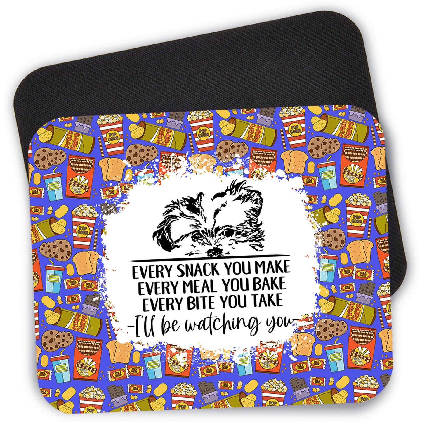 Havanese Dog Every Bite You Take Desk Mouse Pad, 9.4" x 7.9" Computer Mouse Pad, Cute Dog Mom Mouse Pad, Dog Lovers Gift, Laptop Mousepad