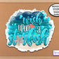 Wish Upon A Starfish Sticker, Beach Stickers, Water Bottle Sticker Decal, Beachy Stickers, Summer Sticker, Beach Vibes, Ocean Marine Life