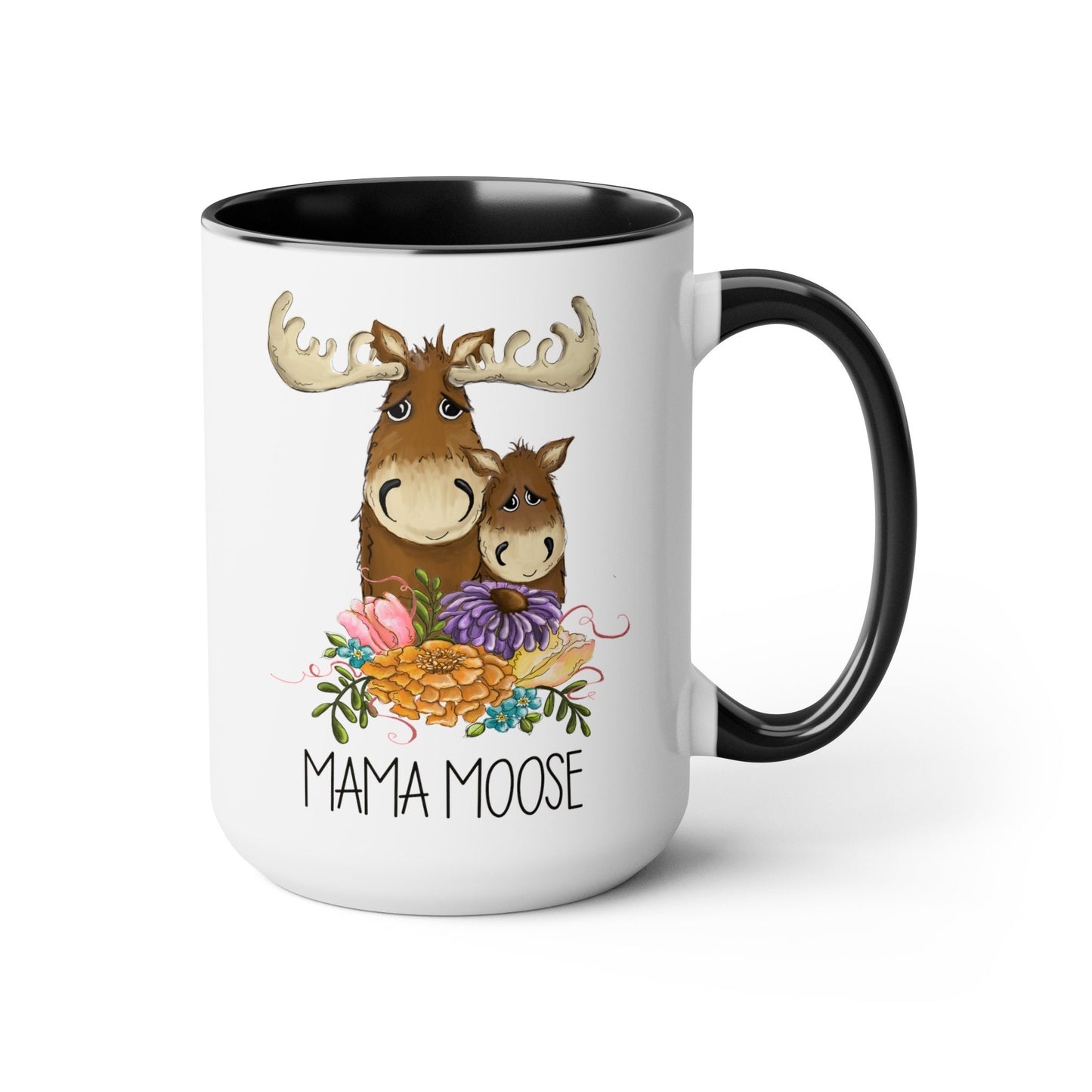 Mama Moose Mug, Mothers Day Mug, Autumn Mug, Tea Mug, Moose Gift, Cute Mom Mug, Camping Mug, Mama Coffee Mug for Mom, Mommy and Me, Mama Mug