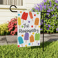 Personalized Welcome Garden Flag, Custom Popsicles Ice Cream Banner, Beach House Gift, House Warming Gifts, Lake House Decor, Porch Flag
