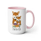 Mama Fox Mug, Mothers Day Mug, Autumn Mug, Tea Mug, Fox Gift, Cute Mom Mug, Camping Mug, Mama Coffee Mug for Mom, Mommy and Me, Mama Mugs