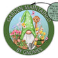 Garden Maintained By Gnomes Sign, Garden Gnome Outdoor Porch Sign, Garden Wall Art, Front Door Sign, Funny Garden Sign, Farmhouse Yard Sign