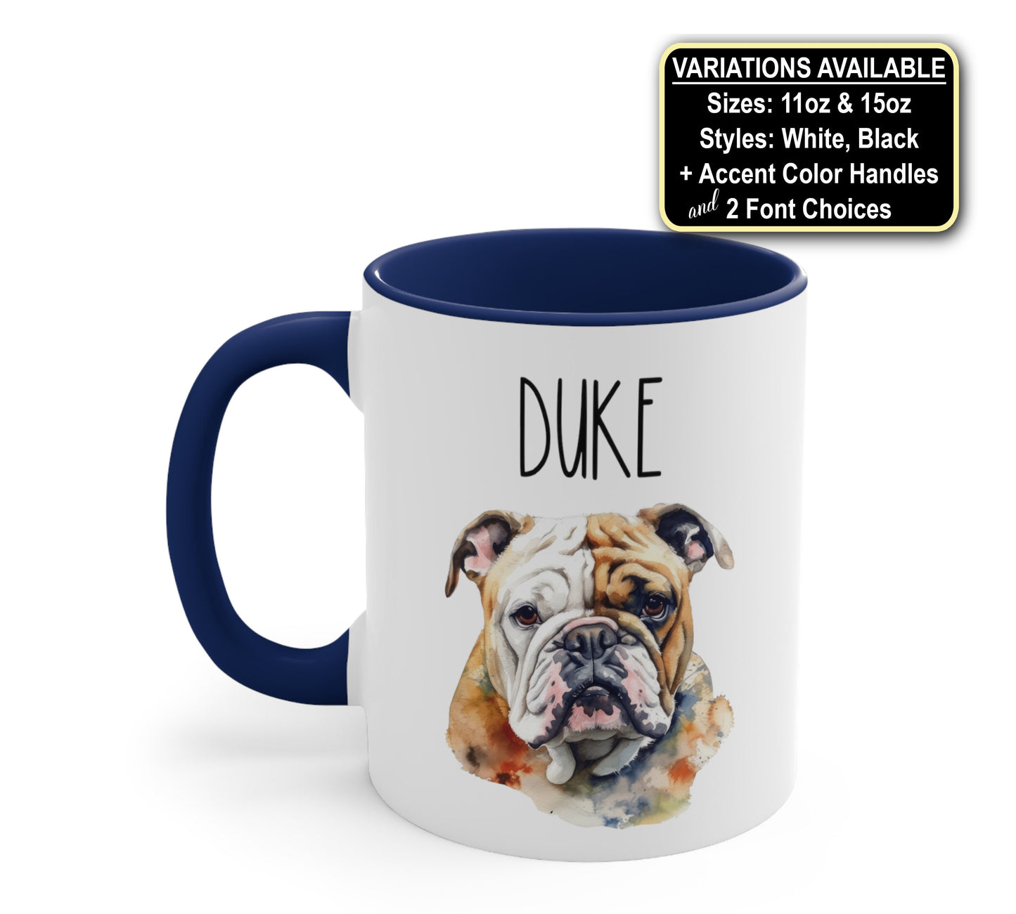 Personalized Bulldog Dog Mug, Dog Mom Coffee Mug, Dog Lover Mug, Pet Mug Birthday Gift, Dog Coffee Cup, Dog Gifts, Fur Mama Custom Dog Mug