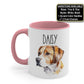 Personalized Beagle Dog Mug, Dog Mom Coffee Mug, Dog Lover Mug, Pup Pet Mug Gift, Dog Coffee Cup Gifts, Custom Dog Mug, Fur Mama Birthday