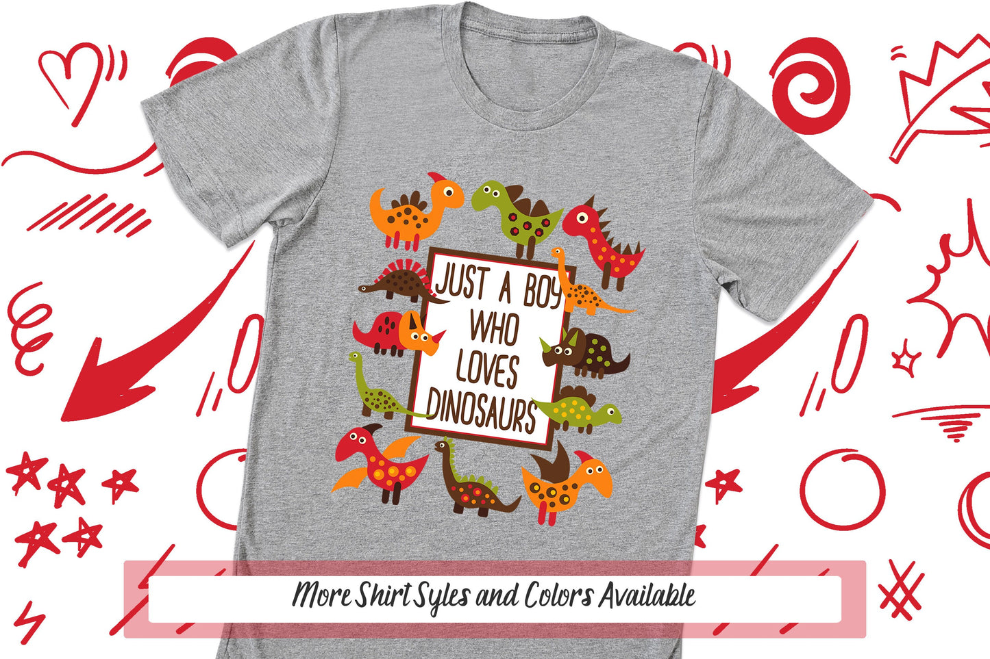 Just A Boy Who Loves Dinosaurs Shirt, Dinosaur Tee, Dinosaur Gifts, Dinosaur Birthday Party Shirt for Boys, Birthday Boy Gift, Toddler Dino