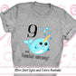 Narwhal Birthday Party Shirt, Whale Shirt, Kids Birthday Shirt, Beach Shirt, Unicorn Birthday Gift, Unicorn of the Sea Birthday Girl Shirt
