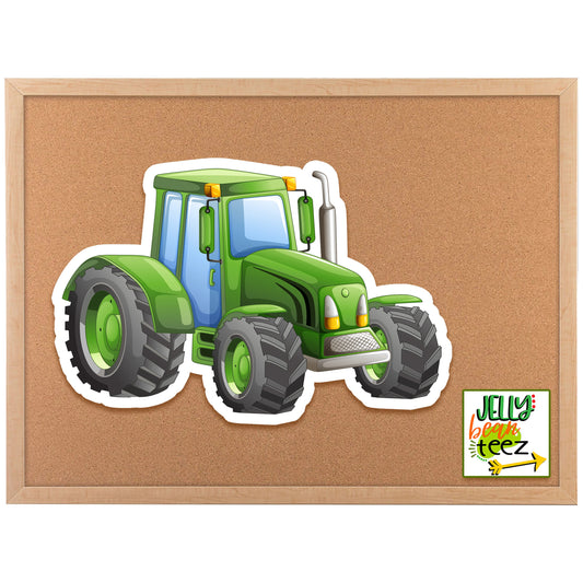 Tractor Sticker, Cowboy Sticker, Phone Sticker, Water Bottle Sticker, Farm Birthday Party Favor, Kids Sticker, Birthday Stickers For Boy