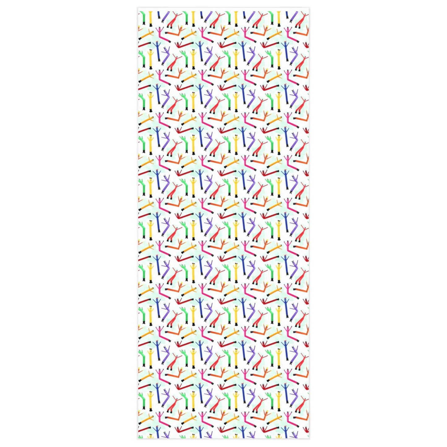 Air Dancers Gift Wrap, Kids Wrapping Paper Roll, Tube Man Wacky Dancer Birthday Wrapping Gift Paper, Xmas Wrapping Gift Wrap, Thank You Gift
