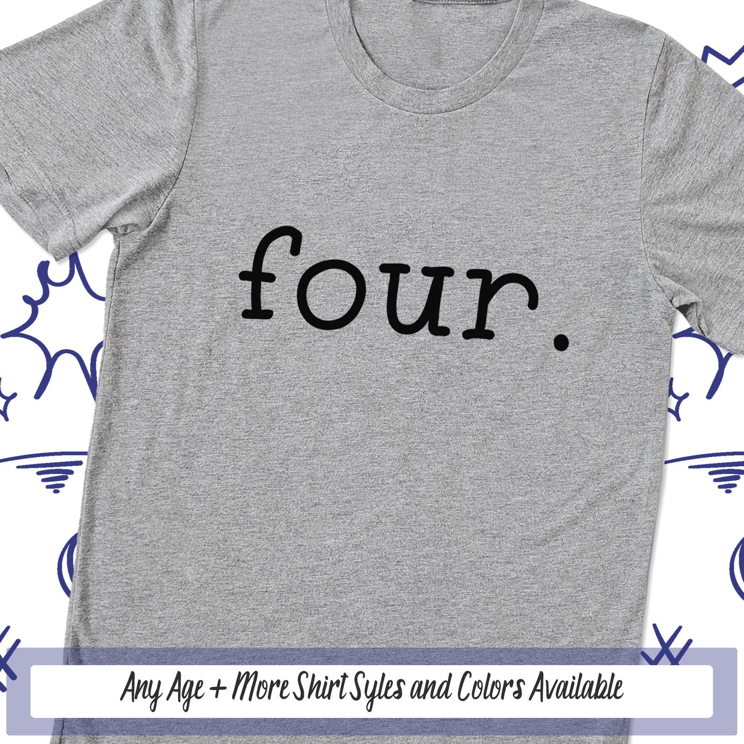 Fourth Birthday Shirt, Vintage Four Year Old Birthday Party Shirt, Kids Birthday Shirt, Toddler Shirt, 4th Birthday Shirt, Birthday Girl Boy