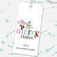Personalized Gnome Santa Gift Tags, Gnome Stickers, Holiday Gnome Christmas Present Tags, Merry Christmas, Christmas Gift Tags, Wine Tags