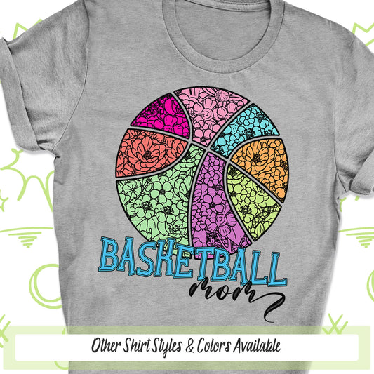 Basketball Mom Shirt, Team Shirts For Mom, Sports Shirts, Mom Shirt, Basketball Shirt, Game Day Shirt, Mom Sweatshirt, Mom Tee, Gift for Mom