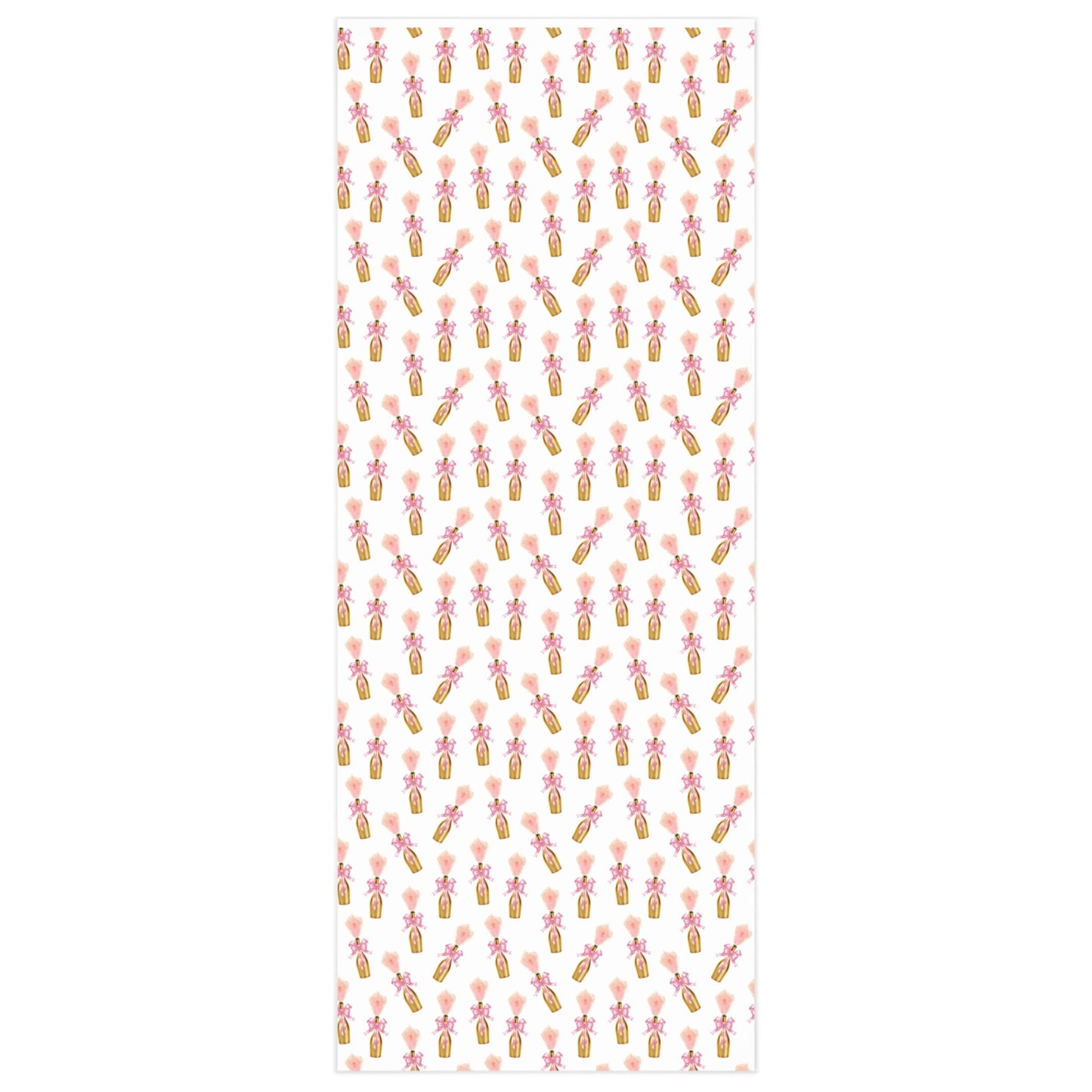 Bubbly Pink Champagne Gift Wrap Paper, Bridesmaid Gifts, Bachelorette Gift, 21 Birthday Gift Wrapping Paper, Anniversary Gift, Housewarming