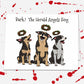Bark The Herald Angels Sing Dog Christmas Card, Happy Holidays Card Set, Blank Card Christmas Stationery, Funny Dog Owner Xmas Carol Card