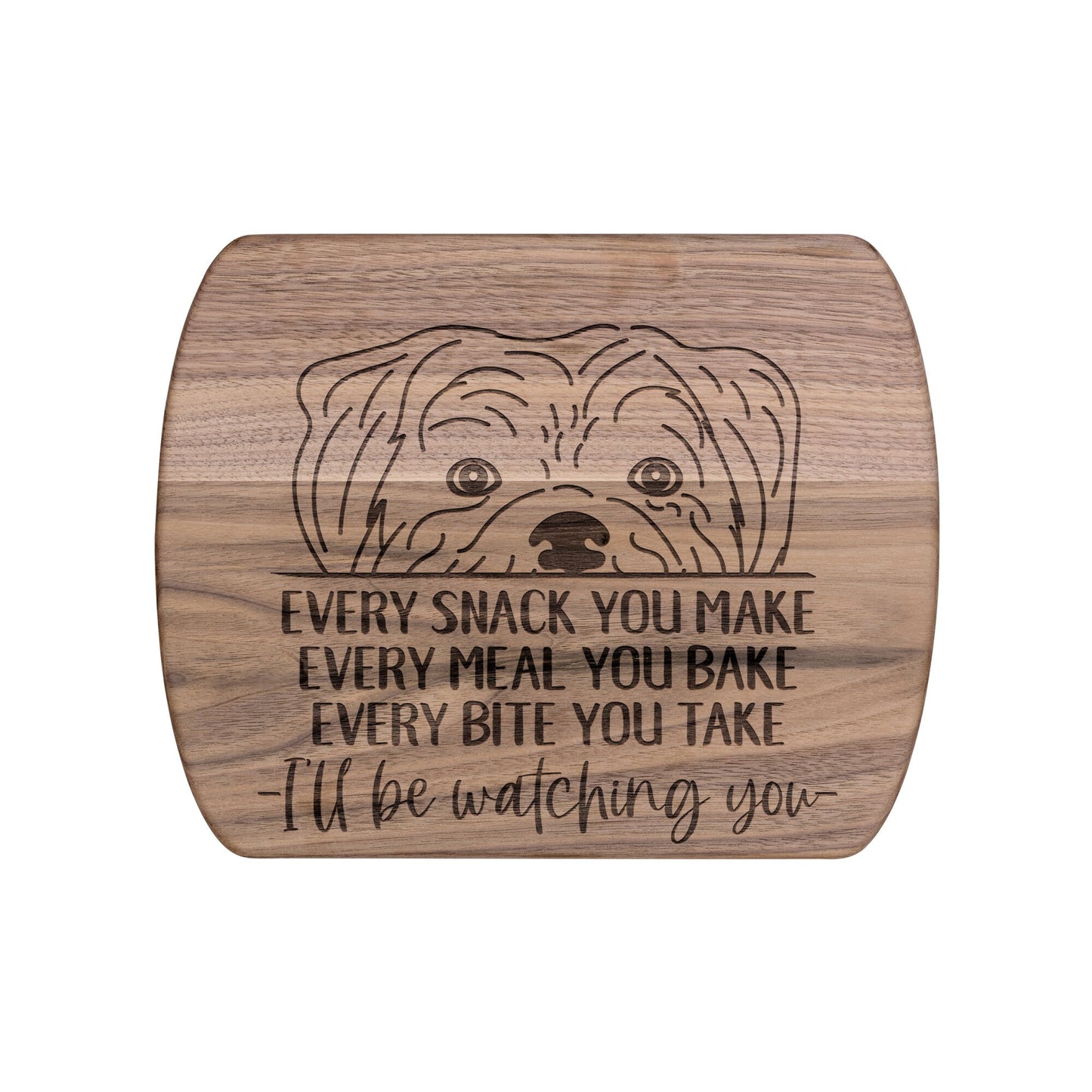 Affenpinscher Dog Snack Funny Cutting Board for Dog Mom, Dog Lover Wood Serving Board, Charcuterie Board, Wooden Chopping Board Gift for Him