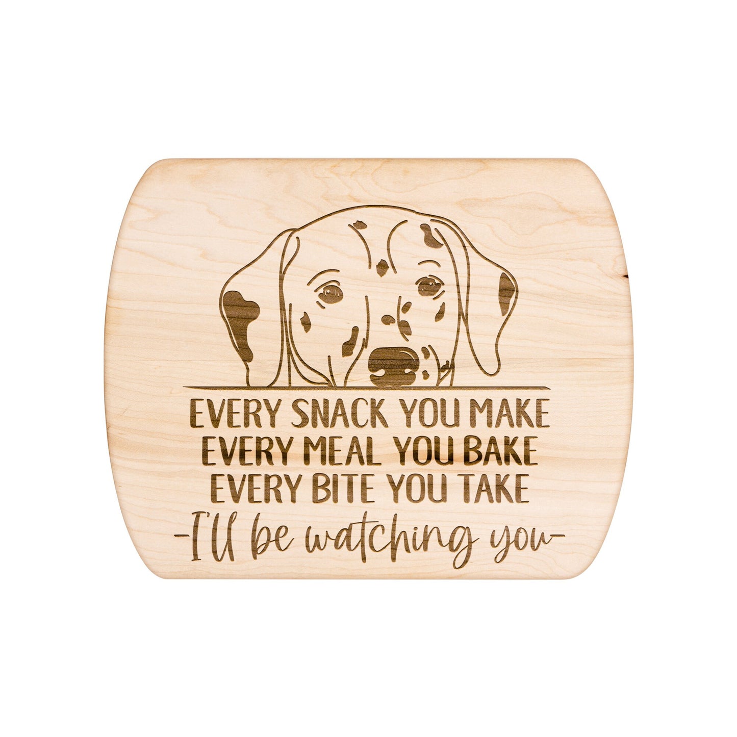 Dalmatian Snack Funny Cutting Board for Dog Mom, Dog Lover Wood Serving Board, Dog Dad Charcuterie Board, Wooden Chopping Board Gift for Him