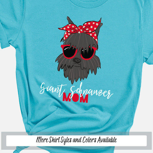Giant Schnauzer Mom Shirt, Dog Mom Tshirt, Schnauzer Gifts, Dog Lover, Dog Mom Sweatshirt, Dog Mom Gifts, Giant Schnauzer Christmas Present