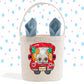 a bag with a skull on the back of it