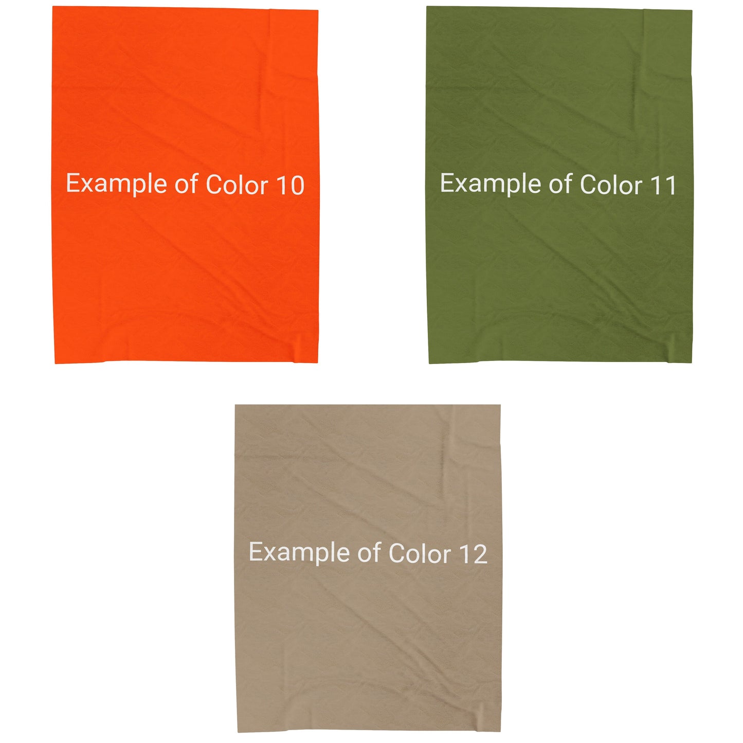 a group of four different colors of paper