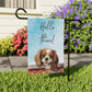 a sign with a picture of a dog on it