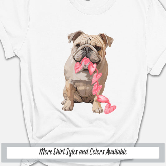a t - shirt with a picture of a dog with a bow tie