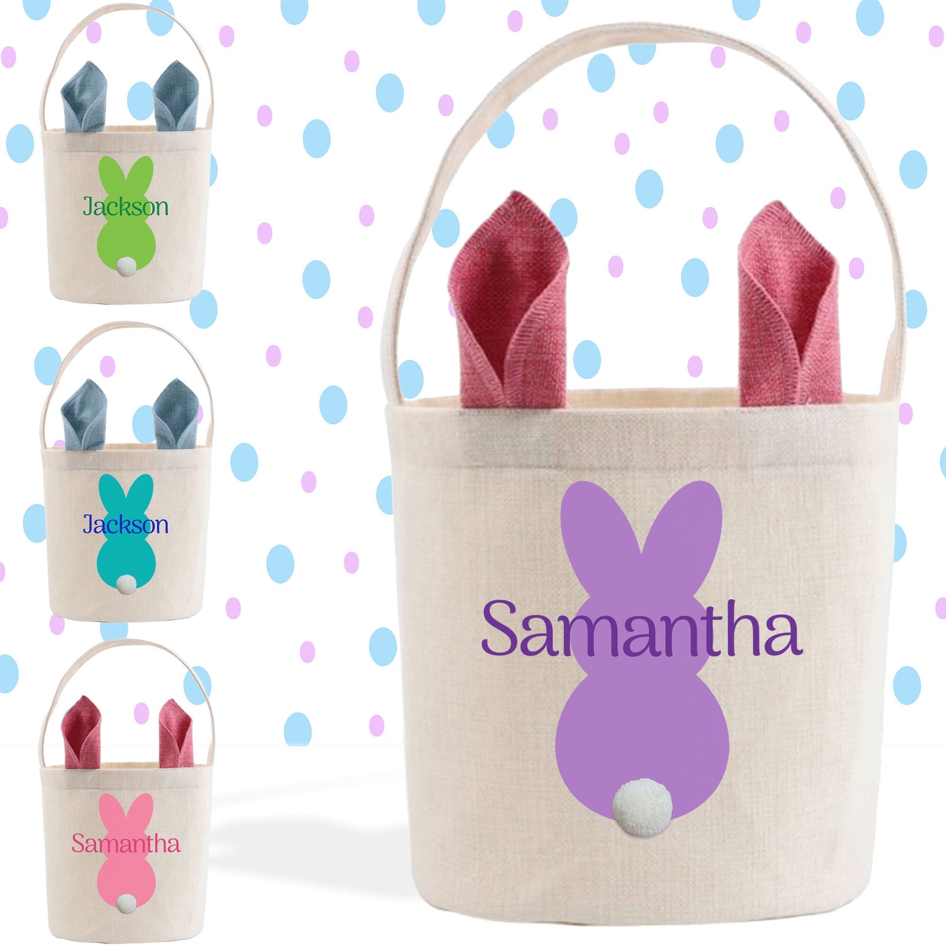 a bag that has some bunny ears in it