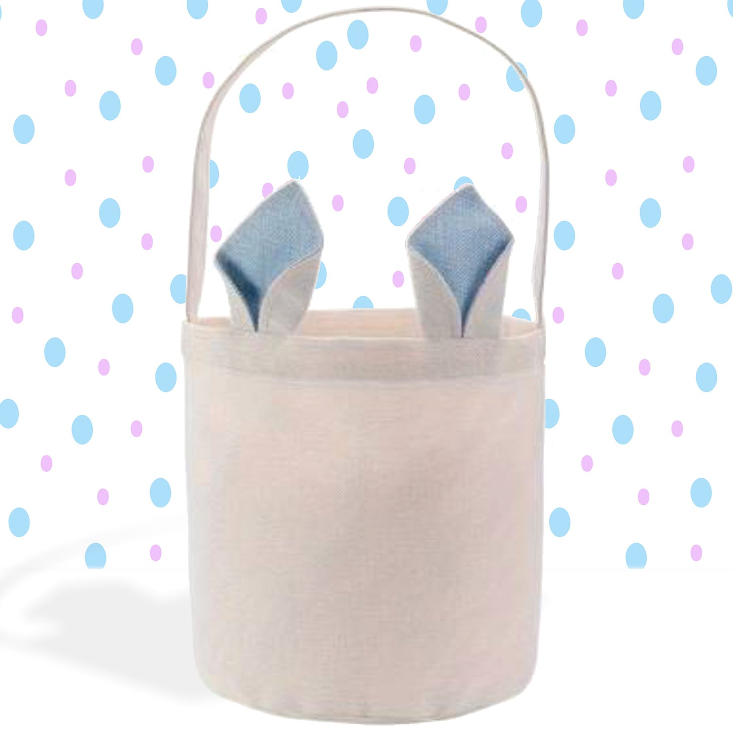 Meowmaid Personalized Easter Basket, Easter Egg Hunt, Toddler Girl Easter Gift, Easter Bunny Ears Linen Bucket Bag, Mermaid Kitty Candy Tote