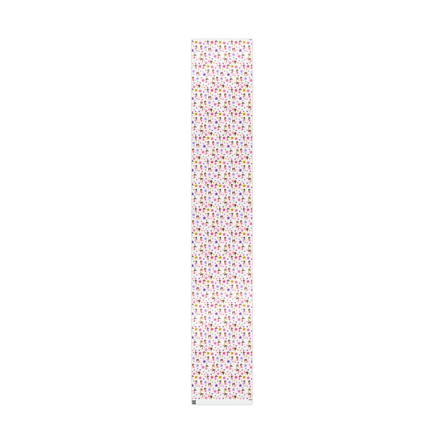 a white tie with multicolored dots on it