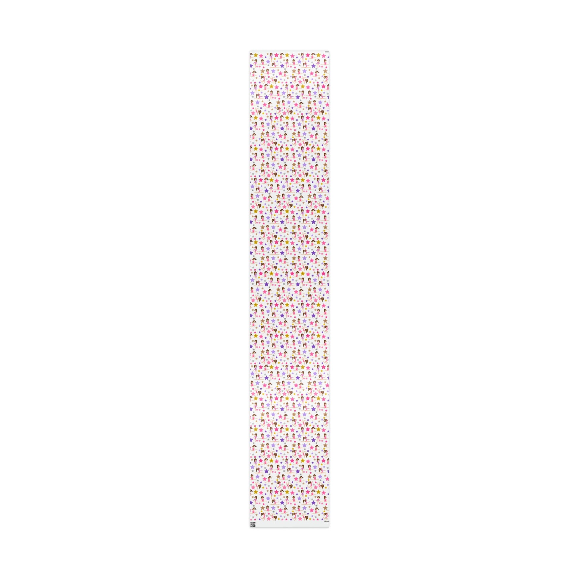 a white tie with multicolored dots on it