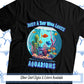 a t - shirt that says just a boy who loves aquariums