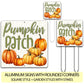 Pumpkin Patch Farmhouse Sign, Farmers Market Outdoor Sign, Pumpkin Garden Yard Sign, Autumn Home Decor, Modern Farmhouse Fall Decor Wall Art