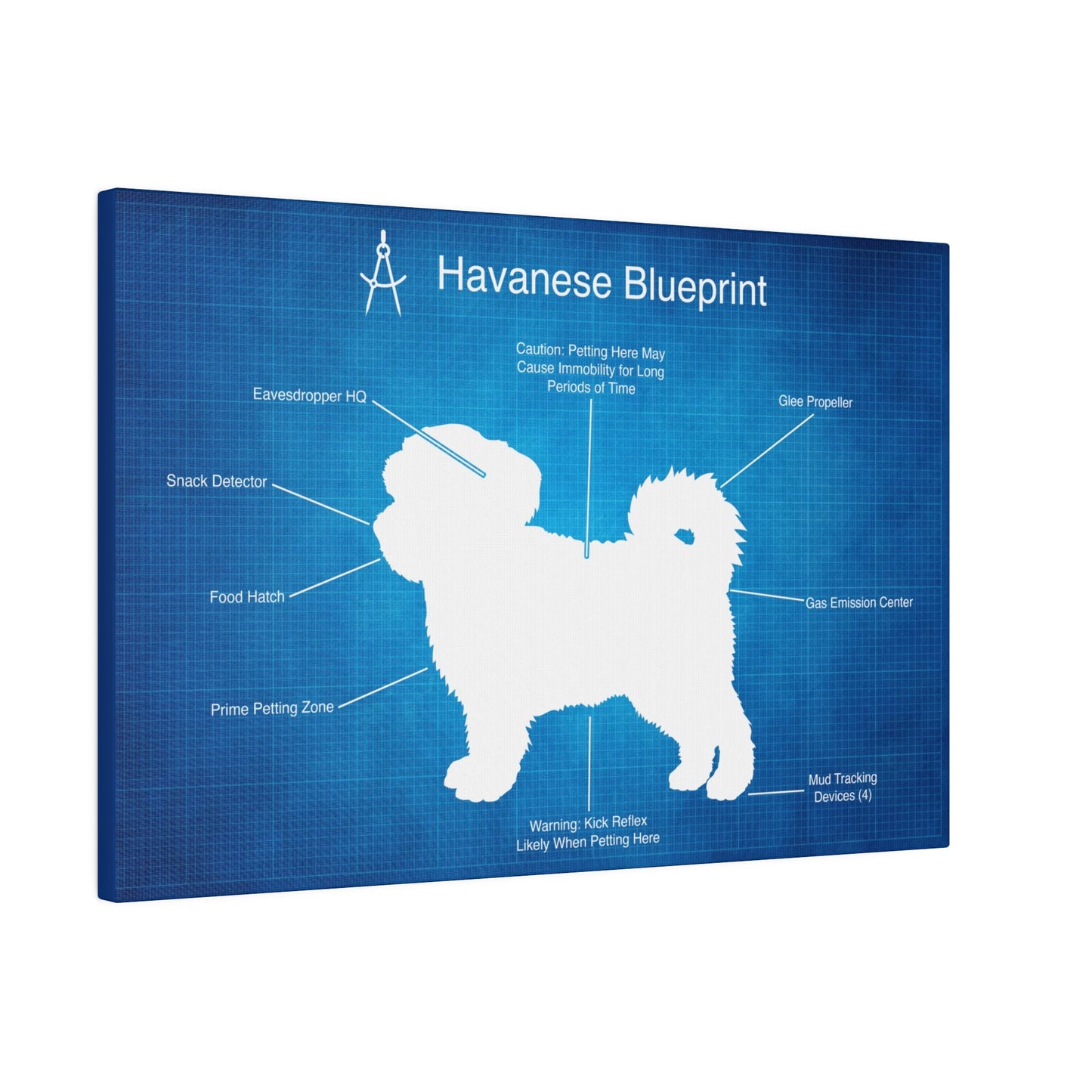 a picture of a blueprint of a dog